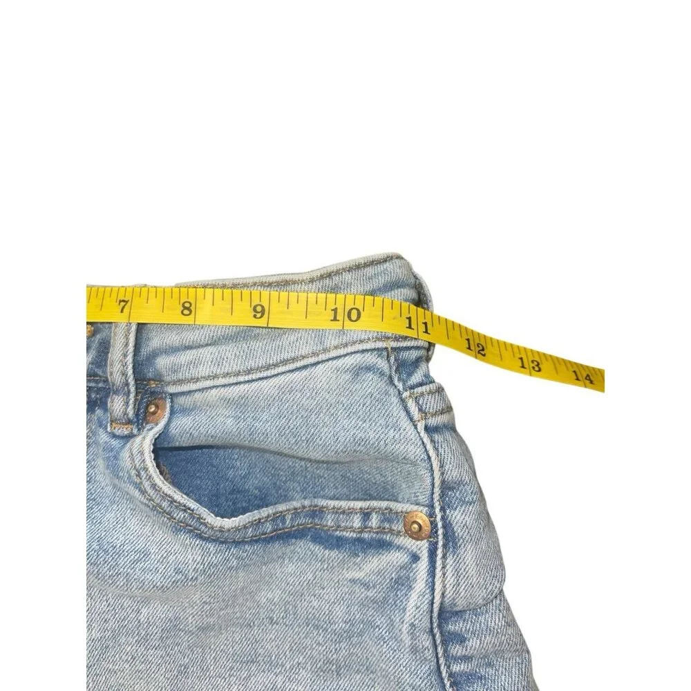 H&M Women's Size 2 Denim Jean Cut-Off Shorts - Picture 10 of 12